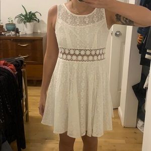 White lacy dress